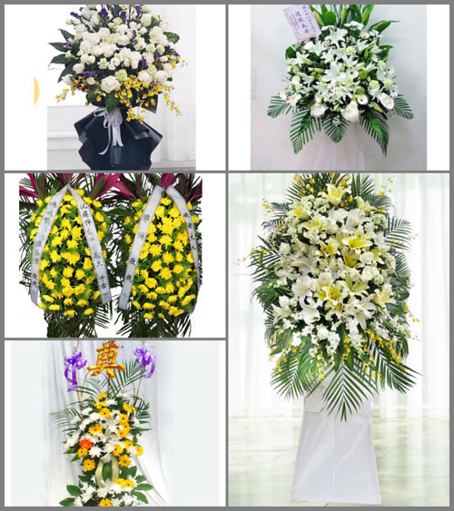 广东广州市花都区赤坭镇白事花篮预定