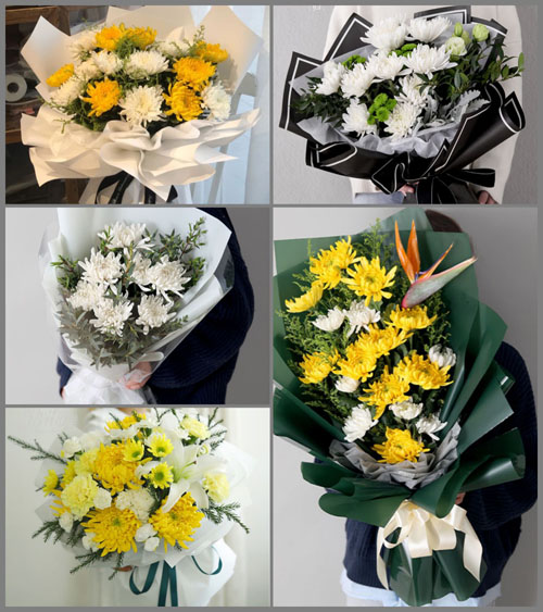 广东广州市花都区赤坭镇白事花束代送